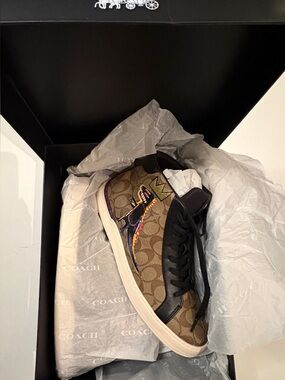 Coach x Basquiat C6028 Pez Dispenser High Top Sneakers 11.5 NIB